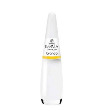 Esmalte Impala Cremoso Branco 7,5ml