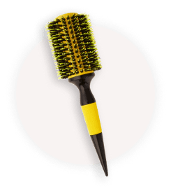 ESCOVA PROF. MADEIRA AMARELO 44MM