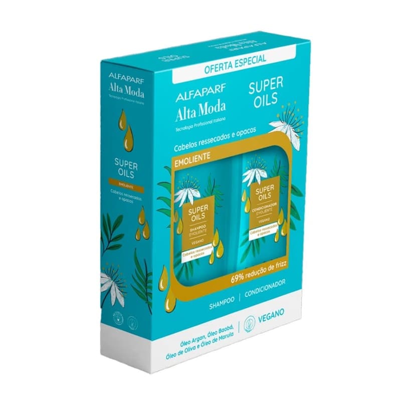 ALFA PARF EMOLIENTE SUPER OILS KIT SH + COND 300ML