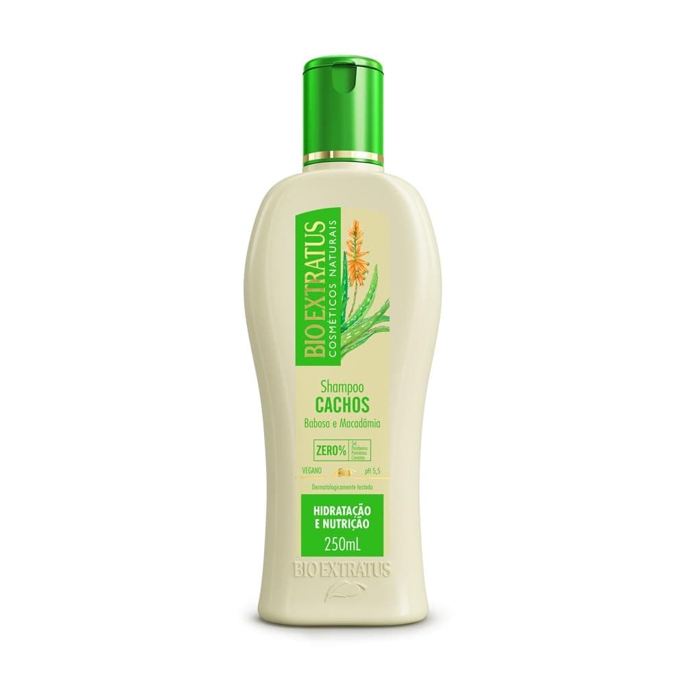 SHAMPOO BABOSA E MACADÂMIA- 250 ML BIO EXTRATUS