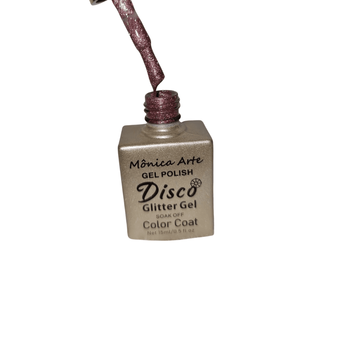 ESMALTES GEL POLISH DISCO GLITTER GEL 14 - MONICA ARTE