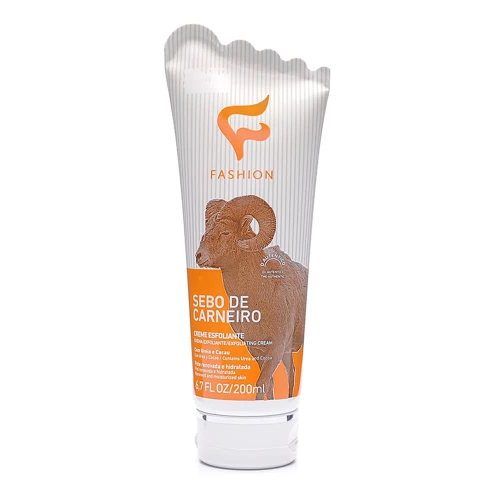 ESFOLIANTE PARA OS PÉS E MÃOS COM SEBO DE CARNEIRO FASHION