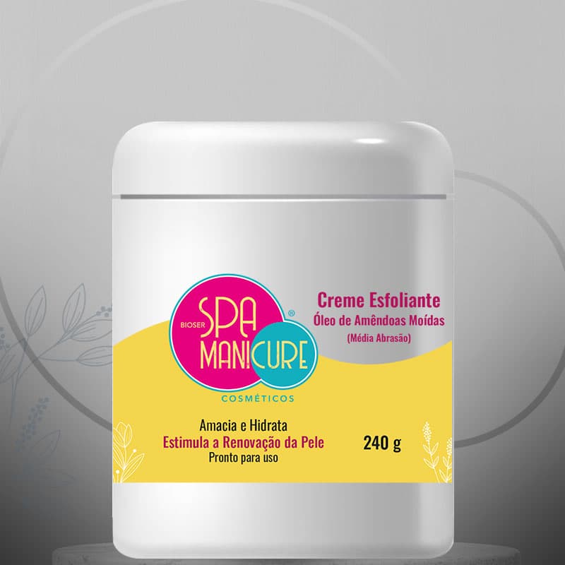 CREME ESFOLIANTE AMENDOAS MOIDAS SPA MANICURE 240G