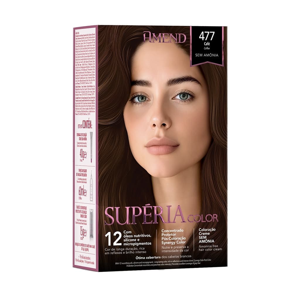 AMEND COL SUPERIA COLOR 477 CAFE - 893