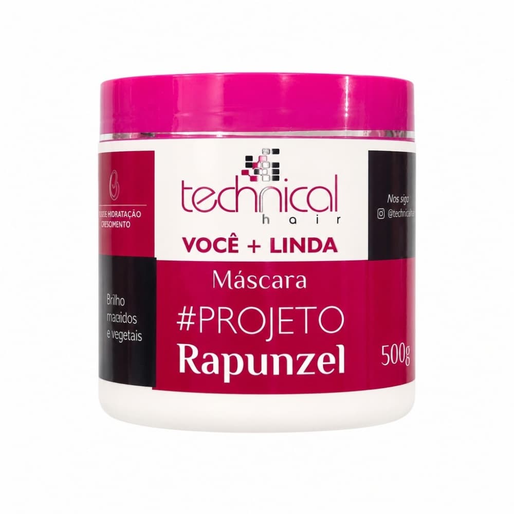 MASCARA PROJETO RAPUNZEL 500G