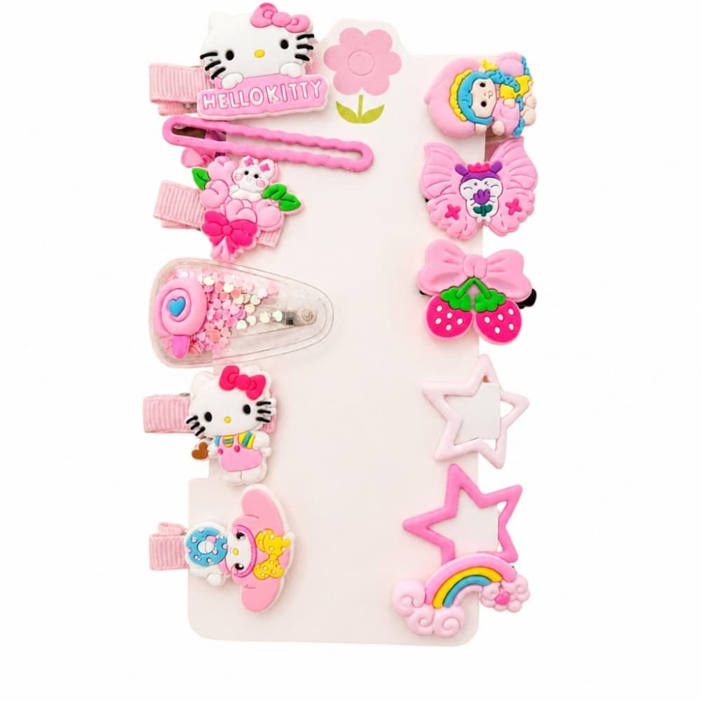 KIT PRESILHAS HELLO KITTY