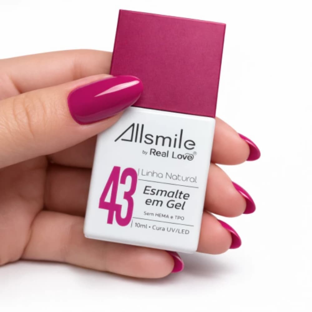 -43- ESMALTE EM GEL REAL LOVE LINHA NATURAL