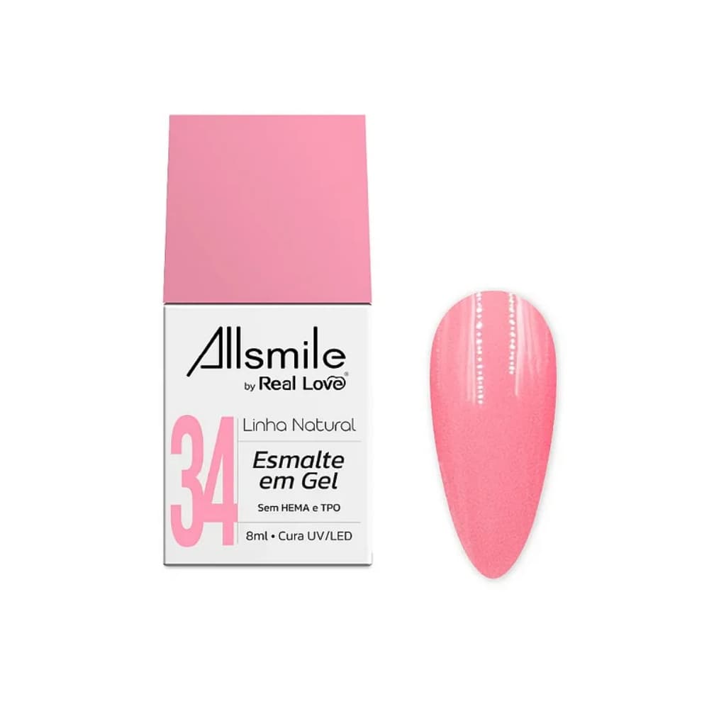 -34- ESMALTE EM GEL REAL LOVE LINHA NATURAL 10ML