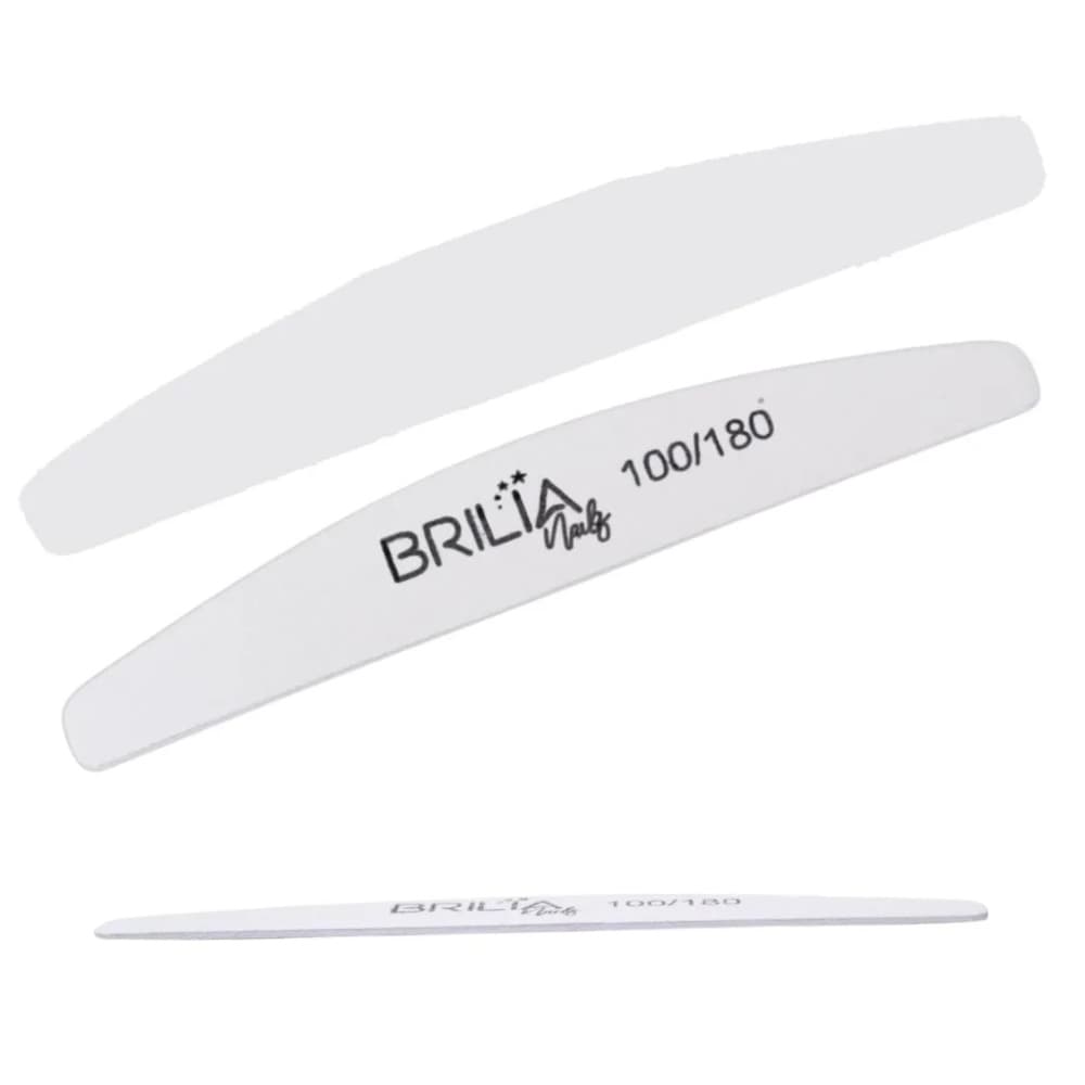 Lixa Boomerang Slim 100/180 Unitaria Brilia Nails